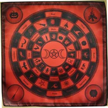 Ткань алтарь круг ведьма Wicca Divination Совет|Церковные сувениры|