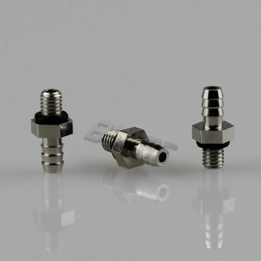 50 шт. 2 5 мм Воздушный пневматический шланг для M5 Male Mini Barb Fitting/Brass | Строительство и