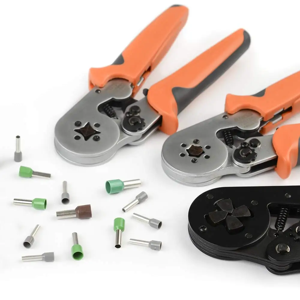 HSC8 6-4 6-6 16-4 Tube Bootlace Terminals Crimping Hand Tools Wire Connector Self-adjustable Crimper Pliers
HSC8 6-4 6-6 16-4 Tube Bootlace Terminals Crimping Hand Tools Wire Connector Self-adjustable Crimper Pliers
