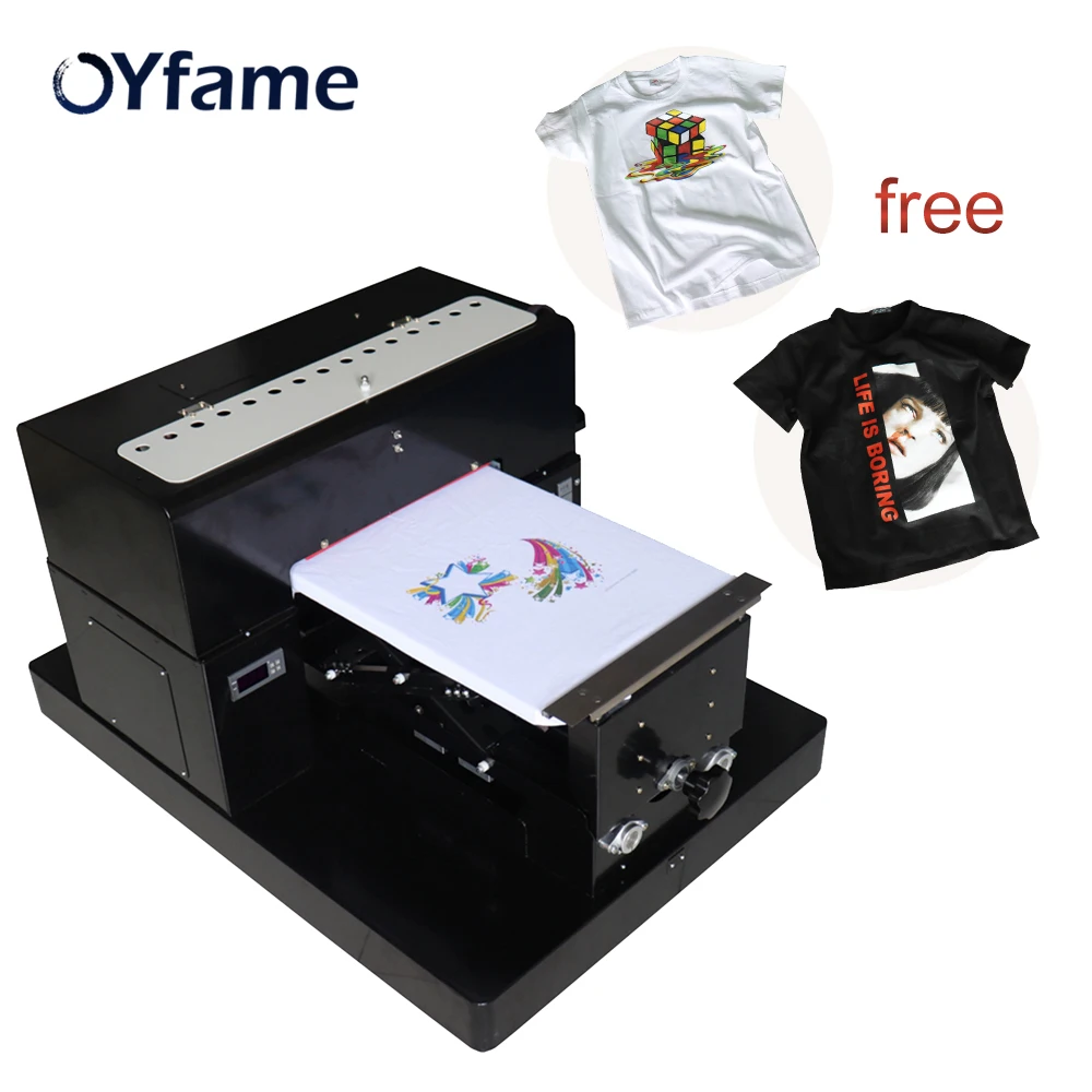 OYfame A3 Flatbed Printer T shirt DTG Printing Machine For Dark Light Color DIY Flatbed Printer for T-shirts Printing
OYfame A3 Flatbed Printer T shirt DTG Printing Machine For Dark Light Color DIY Flatbed Printer for T-shirts Printing