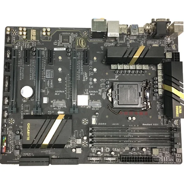Для Gigabyte Z170X UD3 оригинальная настольная материнская плата Z170 LGA 1151 DDR4 64G USB3.1 ATX|lga
