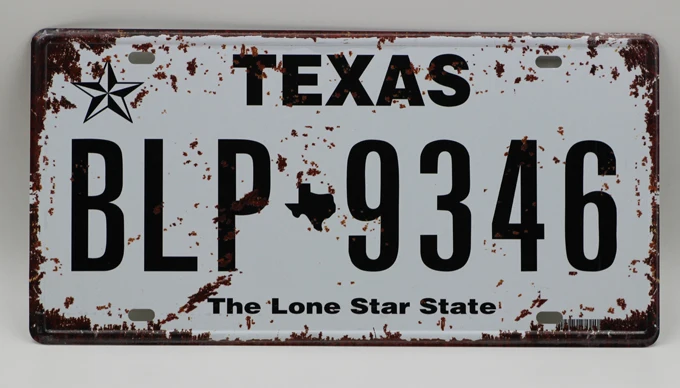 1 pc Texas The Lone Star State tin sign plate US American car license plaques man cave garage sign
1 pc Texas The Lone Star State tin sign plate US American car license plaques man cave garage sign