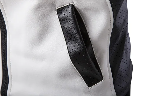 2018 Autumn Men Stand Collar Jacket Black and White Stitching Big Yard Leather Coat
2018 Autumn Men Stand Collar Jacket Black and White Stitching Big Yard Leather Coat