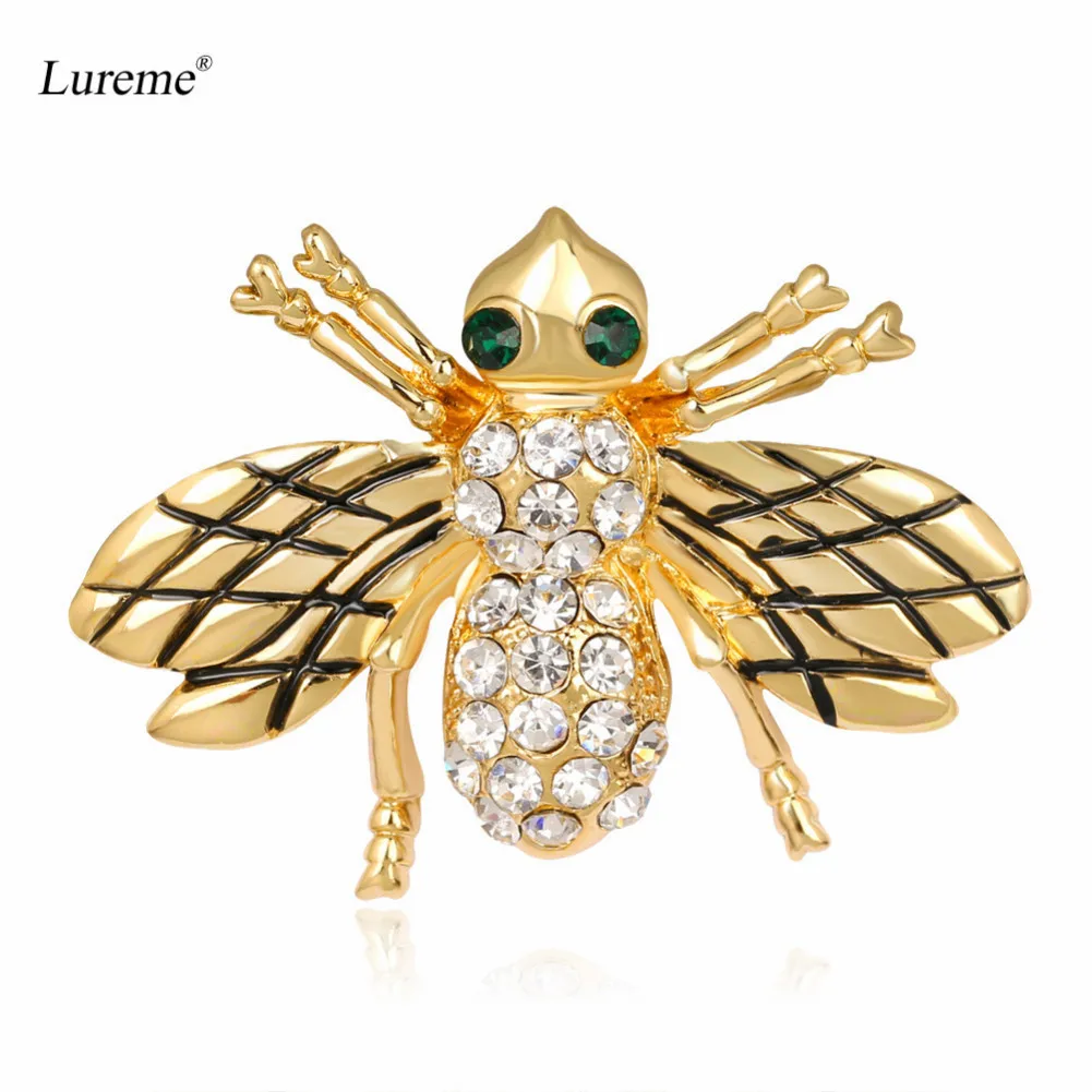 Lureme Gold Insect Bumble Honey Bee Brooch Pins Collar Pin Lapel Pin for Women (br000078)
Lureme Gold Insect Bumble Honey Bee Brooch Pins Collar Pin Lapel Pin for Women (br000078)