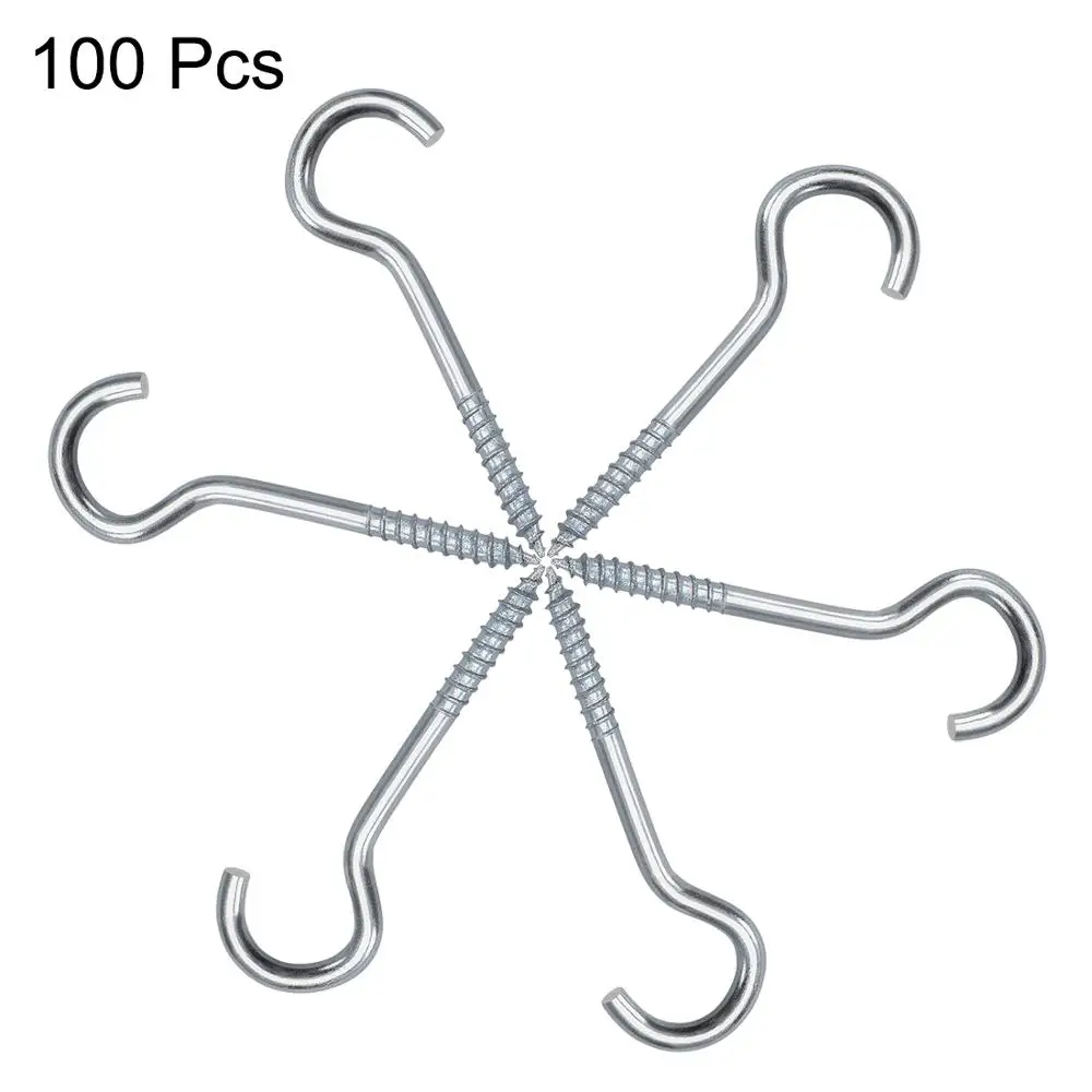 UXCELL Screw Eye Hooks Self Tapping Screws Carbon Steel Screw-in Hanger Eye-Shape Ring Hooks Ceiling Hook Cup for Indoor Outdoor
UXCELL Screw Eye Hooks Self Tapping Screws Carbon Steel Screw-in Hanger Eye-Shape Ring Hooks Ceiling Hook Cup for Indoor Outdoor