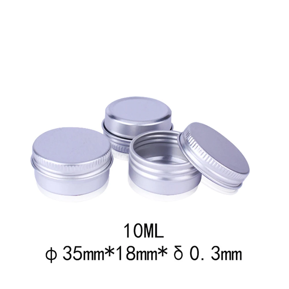 10x Cream Jar Tin Cosmetic Lip Balm Containers Nail Derocation Crafts Pot Refillable Bottle Screw Thread Empty Aluminum
10x Cream Jar Tin Cosmetic Lip Balm Containers Nail Derocation Crafts Pot Refillable Bottle Screw Thread Empty Aluminum