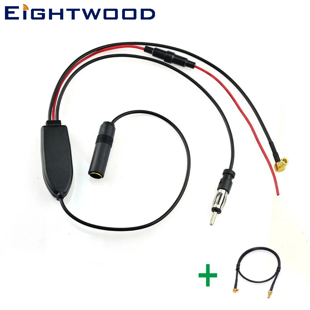 Eightwood Conversion DAB Car Radio Antenna FM/AM to DAB+/FM/AM Aerial Amplifier/Converter/Splitter +MCX Aerial Adapter Cable
Eightwood Conversion DAB Car Radio Antenna FM/AM to DAB+/FM/AM Aerial Amplifier/Converter/Splitter +MCX Aerial Adapter Cable