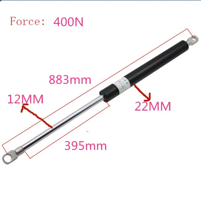 Free shipping 883mm central distance, 395 mm stroke 400n, pneumatic Auto Gas Spring, Lift Prop Gas Spring Damper
Free shipping 883mm central distance, 395 mm stroke 400n, pneumatic Auto Gas Spring, Lift Prop Gas Spring Damper