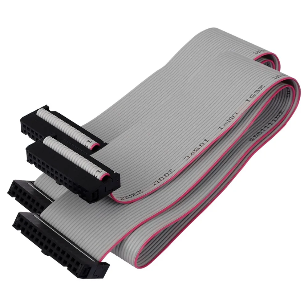 UXCELL 2pcs 2.54mm 50cm 26-Pin Female To Female IDE PATA Flat Ribbon Cable For Digital Cameras Camcorders Wiring Accessories
UXCELL 2pcs 2.54mm 50cm 26-Pin Female To Female IDE PATA Flat Ribbon Cable For Digital Cameras Camcorders Wiring Accessories
