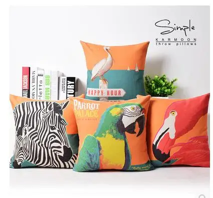 45x45cm parrot zebra bird printed cushion cover cotton linen lumbar pillowcase sofa decoration case for pillow covers
45x45cm parrot zebra bird printed cushion cover cotton linen lumbar pillowcase sofa decoration case for pillow covers
