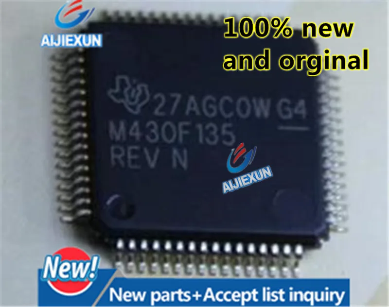 5pcs 100% Original and New MSP430F135IPMR msp430f135ipmr QFP64 MIXED SIGNAL MICROCONTROLLER in stock
5pcs 100% Original and New MSP430F135IPMR msp430f135ipmr QFP64 MIXED SIGNAL MICROCONTROLLER in stock