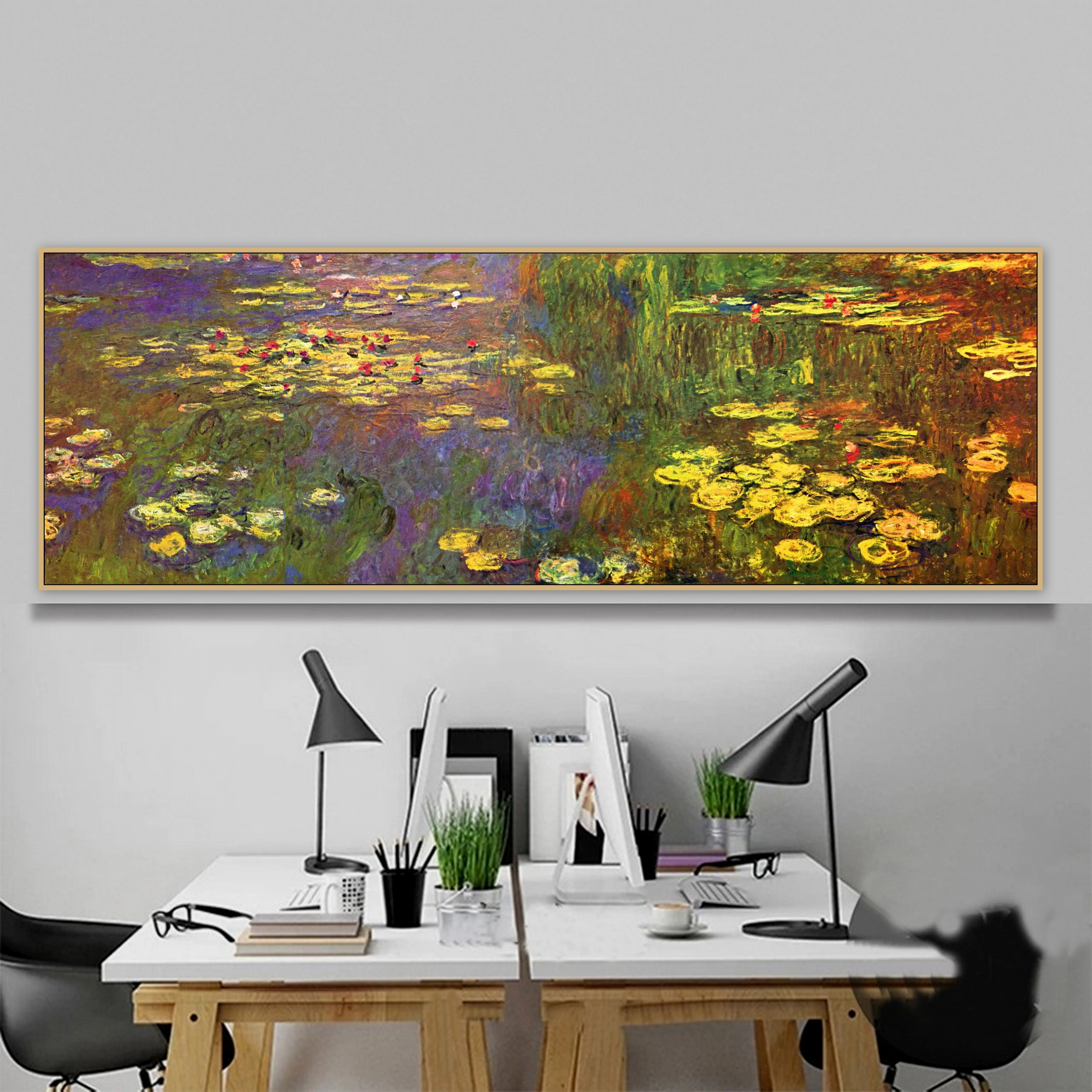 Monet Nympheas Water Plantes Claude Monet Famous Old Impressionist Artist Original Canvas Painting Print Home Wall Art
Monet Nympheas Water Plantes Claude Monet Famous Old Impressionist Artist Original Canvas Painting Print Home Wall Art