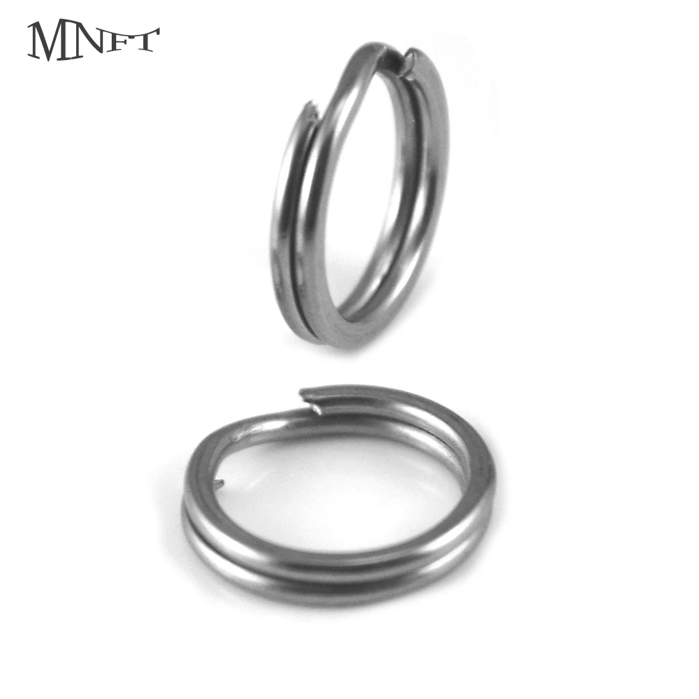 MNFT 200Pcs Stainless Steel High Strength Split Rings Fishing Tackle Rings Fishing Lures Double Loop Tackle Connector
MNFT 200Pcs Stainless Steel High Strength Split Rings Fishing Tackle Rings Fishing Lures Double Loop Tackle Connector