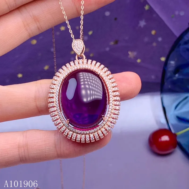 KJJEAXCMY Fine Jewelry 925 Sterling Silver Inlaid Amethyst Gemstone Female Pendant + Necklace New Luxury
KJJEAXCMY Fine Jewelry 925 Sterling Silver Inlaid Amethyst Gemstone Female Pendant + Necklace New Luxury