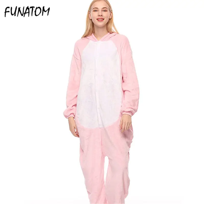 2018 взрослых Onesie зима с капюшоном Pijamas De Animales Una Sola Pieza фланелевые на молнии пижамы