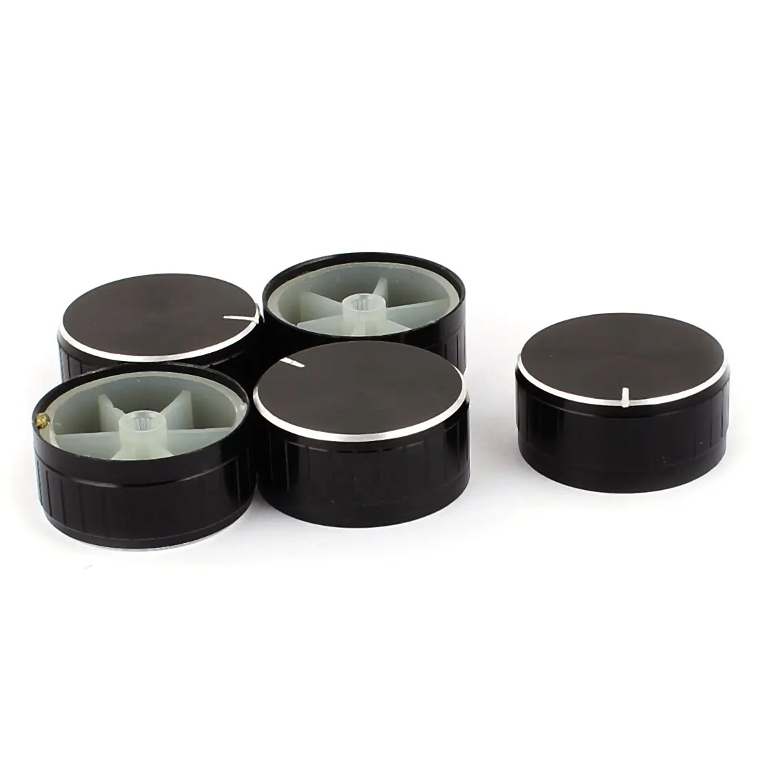 UXCELL 5 Pcs 40Mm X 6Mm Aluminium Alloy Potentiometer Control Knob Mini Cap Knurled Button Black Cap Control Knob Switch Tools
UXCELL 5 Pcs 40Mm X 6Mm Aluminium Alloy Potentiometer Control Knob Mini Cap Knurled Button Black Cap Control Knob Switch Tools