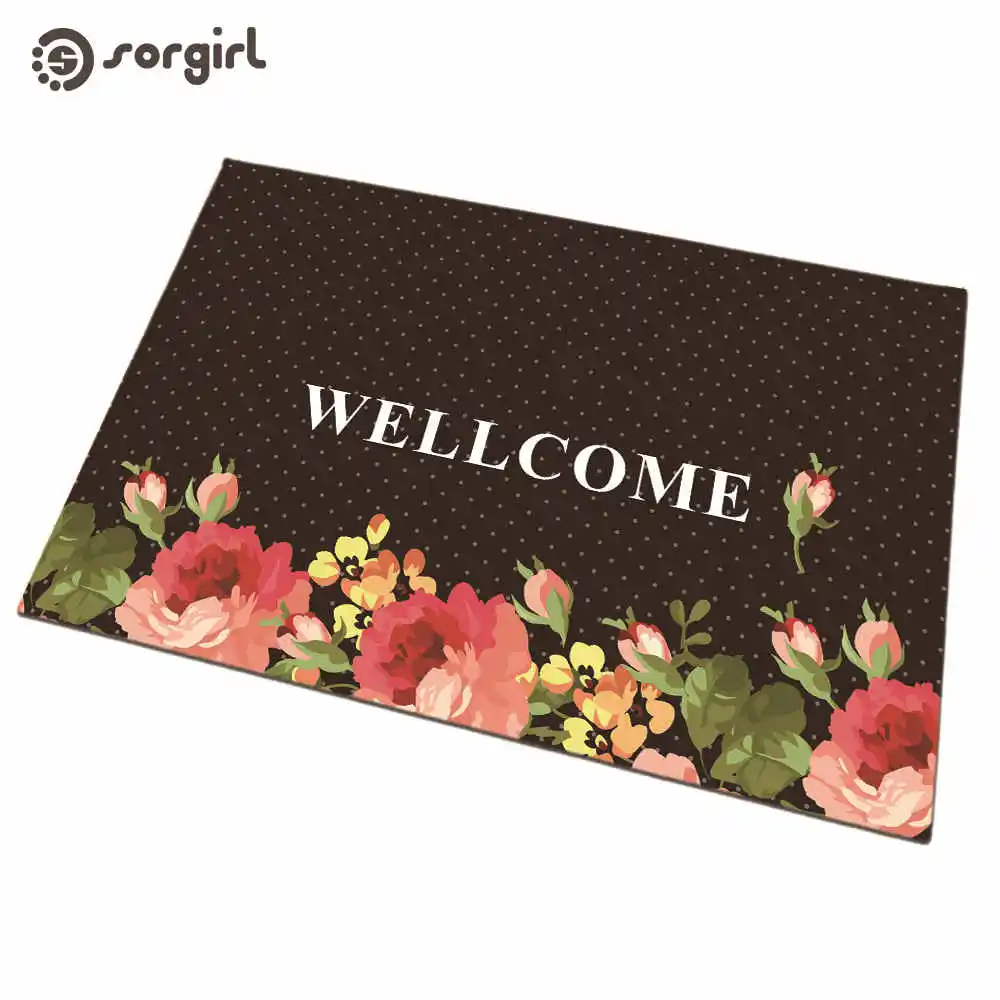 Home Welcome Flower doormat Front Door Mat Carpet Entrance Indoor eco-friendly natural Non-slip Floor Mat Bath living room Rug
Home Welcome Flower doormat Front Door Mat Carpet Entrance Indoor eco-friendly natural Non-slip Floor Mat Bath living room Rug