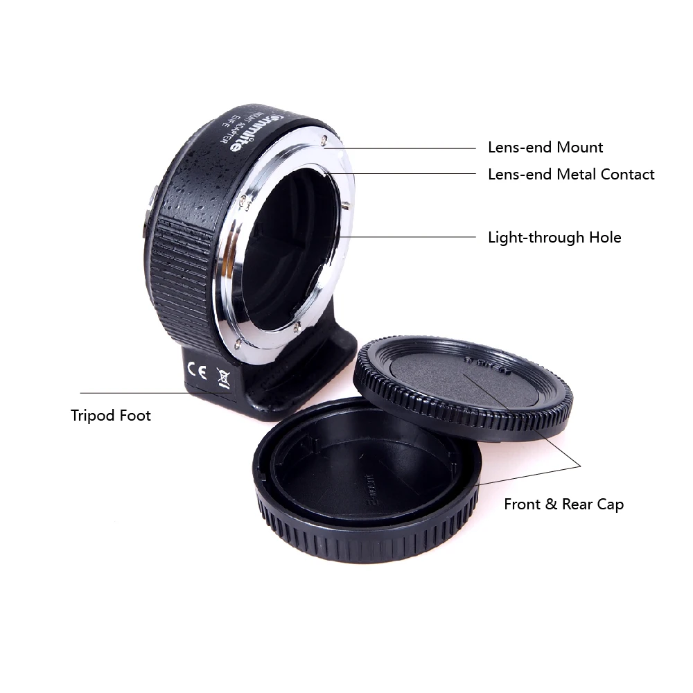 Commlite CM-ENF-E1 PRO Auto AF Lens Adapter For Nikon F Len To Sony E Mount A7II
Commlite CM-ENF-E1 PRO Auto AF Lens Adapter For Nikon F Len To Sony E Mount A7II