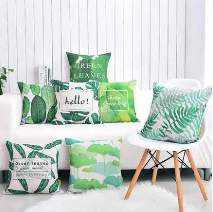 water color Tropical Plant Cushion Cover Green Leaves pillowcase lumbar pillow cover decorative backrest pillow case indoor
water color Tropical Plant Cushion Cover Green Leaves pillowcase lumbar pillow cover decorative backrest pillow case indoor