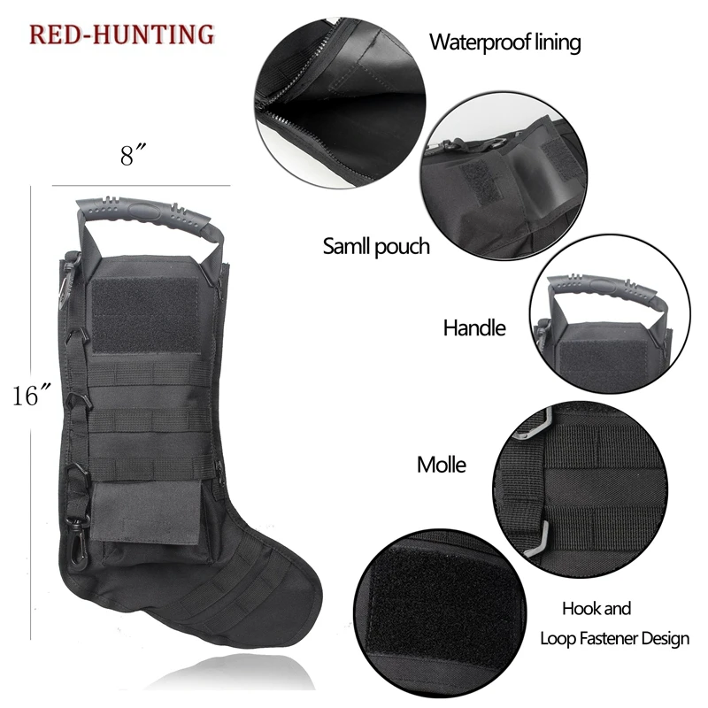 Christmas Stockings Tactical Vest Storage Bags Holder Hanging Outdoor Unique Hunting Hook Molle Empty Extra Large Full Sock
Christmas Stockings Tactical Vest Storage Bags Holder Hanging Outdoor Unique Hunting Hook Molle Empty Extra Large Full Sock