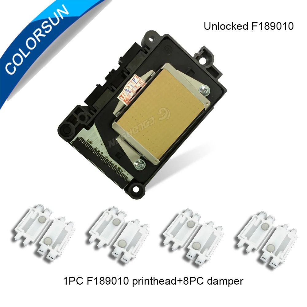 Colorsun Unlocked DX7 printhead Original F189010 Print head For EPSON B310 B510 B318 B518 B300 B500 B308 B508 Printer head
Colorsun Unlocked DX7 printhead Original F189010 Print head For EPSON B310 B510 B318 B518 B300 B500 B308 B508 Printer head