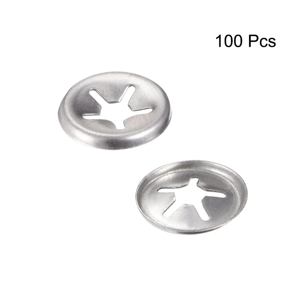 UXCELL 100Pcs M3 Internal Tooth Starlock Washer 2.5mm I.D. 10mm O.D. Stainless Steel For Machinery Equipment Hardware Gaskets
UXCELL 100Pcs M3 Internal Tooth Starlock Washer 2.5mm I.D. 10mm O.D. Stainless Steel For Machinery Equipment Hardware Gaskets