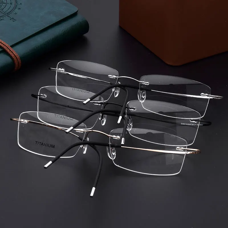 KESMALL New Prescription Diopter Eyewear Men Rimless Glasses Frame With Myopia Lens Gaming Eyeglasses Lentes De Lectura XN75P
KESMALL New Prescription Diopter Eyewear Men Rimless Glasses Frame With Myopia Lens Gaming Eyeglasses Lentes De Lectura XN75P
