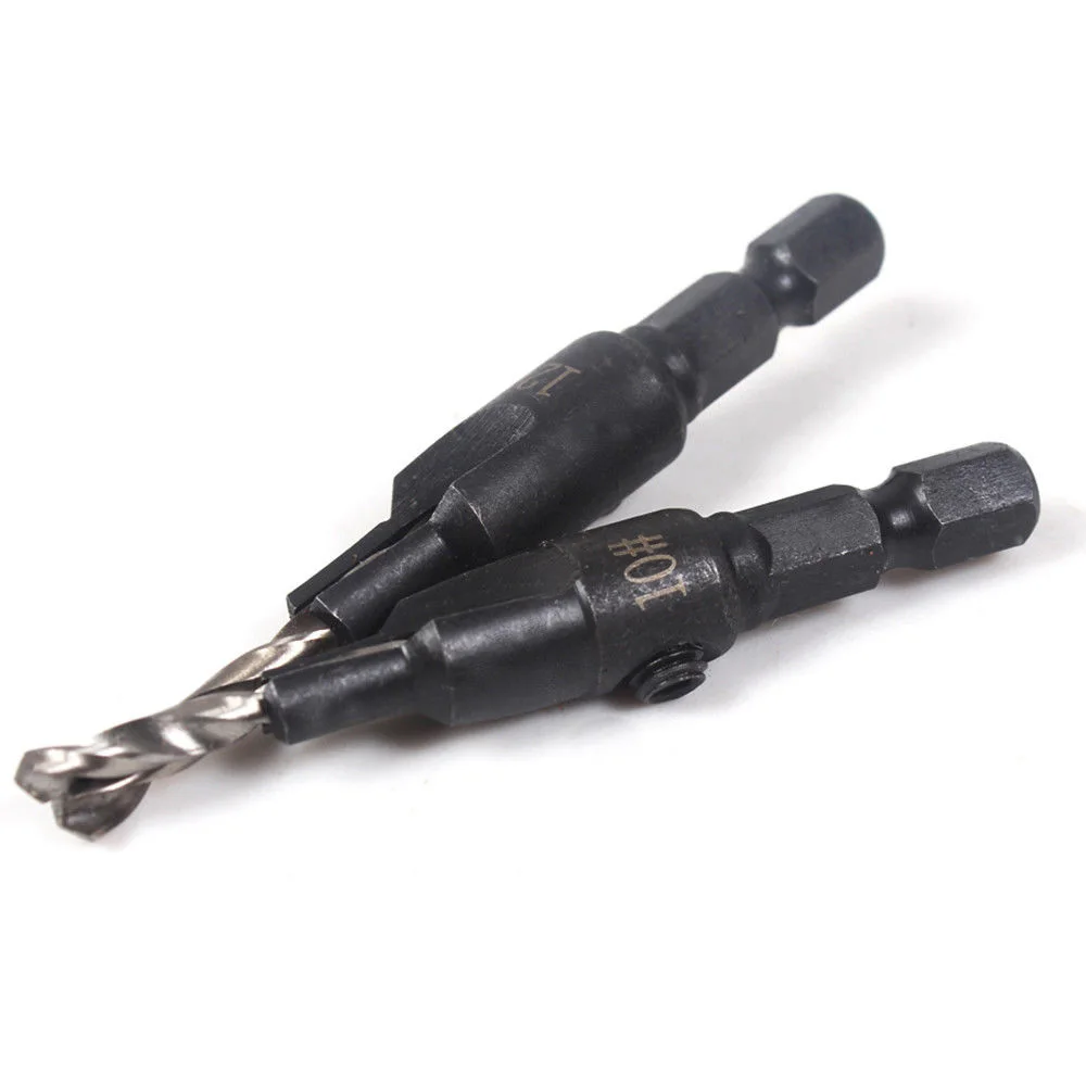 4pcs Countersink Drill Woodworking Drill Bit Set Drilling Pilot Holes For Screw #6 #8 #10 #12
4pcs Countersink Drill Woodworking Drill Bit Set Drilling Pilot Holes For Screw #6 #8 #10 #12