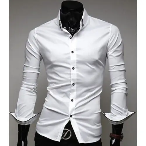 2017 Fashion Luxury Stylish Men's Dress Shirt Slim Fit Long Sleeve Casual Turn-Down-Collar Shirts
2017 Fashion Luxury Stylish Men's Dress Shirt Slim Fit Long Sleeve Casual Turn-Down-Collar Shirts