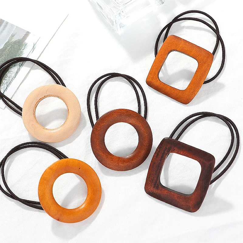 Korean Women Restoring Ancient Ways Wooden Hair Rope Extremely Simple Geometric Hair Bands Hair Accessories
Korean Women Restoring Ancient Ways Wooden Hair Rope Extremely Simple Geometric Hair Bands Hair Accessories