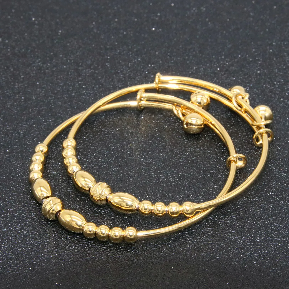 2 Pieces Children's Bells Bangle 14K Gold Scalable Bracelet for Baby Kids Children Fit 45-55cm Small Hand Wrist
2 Pieces Children's Bells Bangle 14K Gold Scalable Bracelet for Baby Kids Children Fit 45-55cm Small Hand Wrist