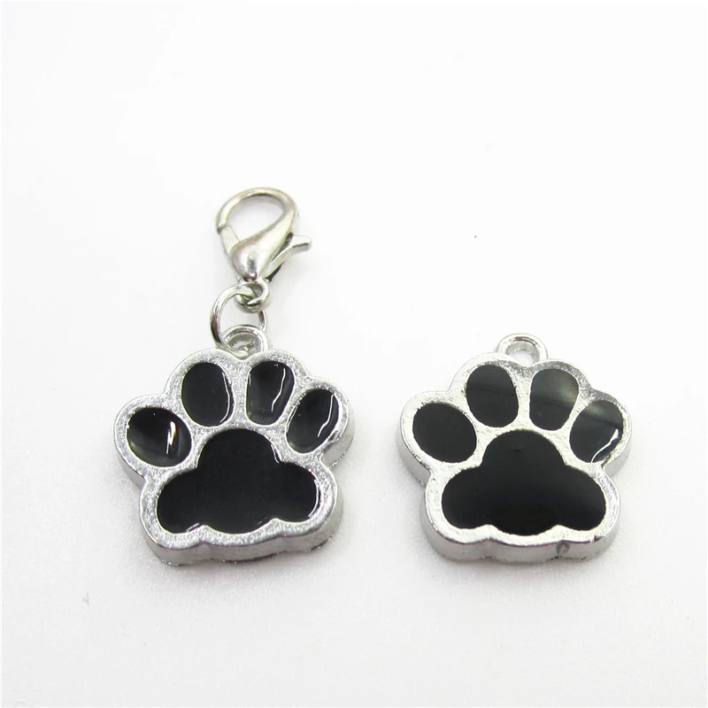 Hot Selling 20pcs Black Dog Paw Dangle Charms Lobster Clasp Charms DIY Bracelet&Bangles Jewelry Accessory Animals Hanging Charms
Hot Selling 20pcs Black Dog Paw Dangle Charms Lobster Clasp Charms DIY Bracelet&Bangles Jewelry Accessory Animals Hanging Charms