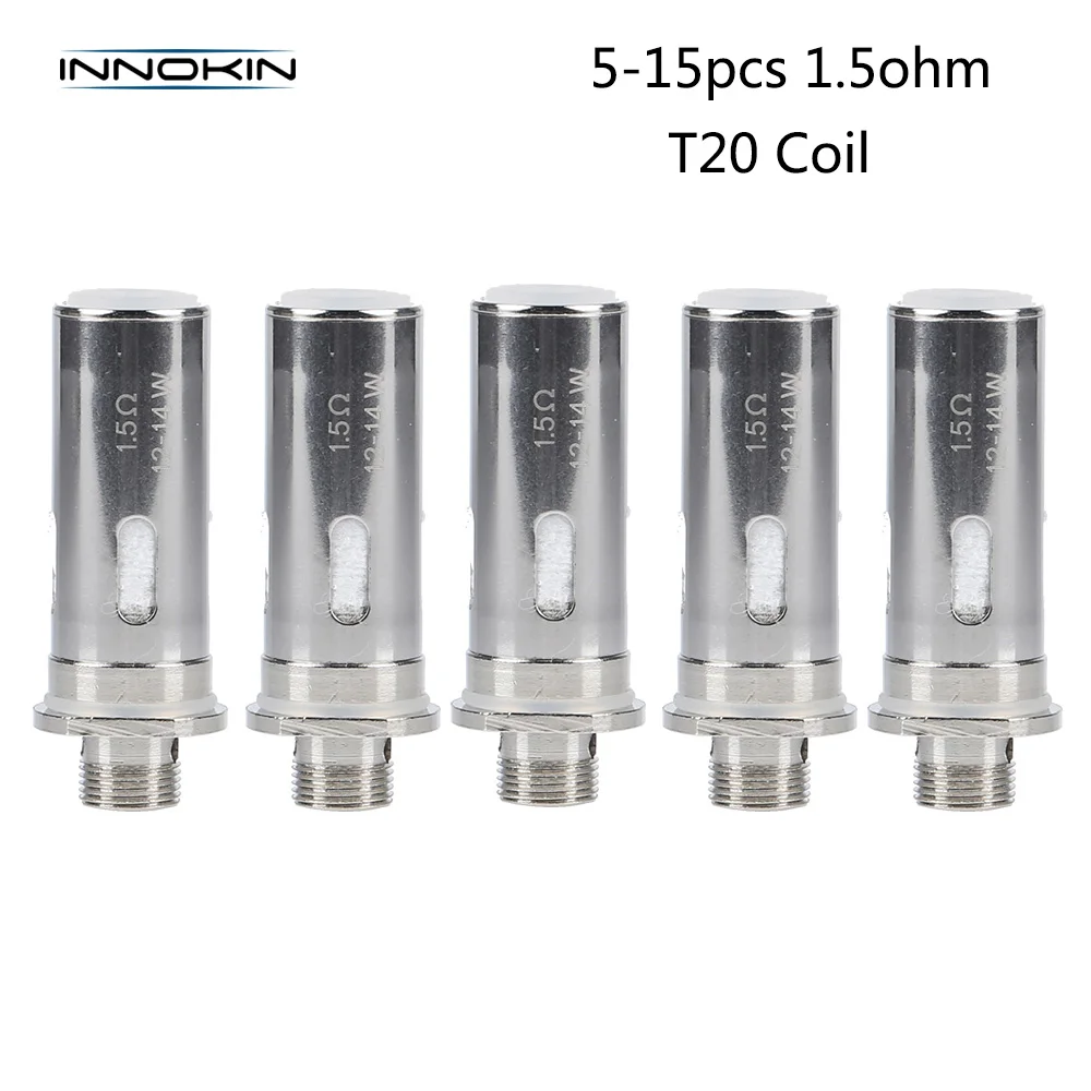 5-15 шт. оригинальная катушка Innokin 1.5ohm T20 Vape электронная сигарета атомайзер Core для