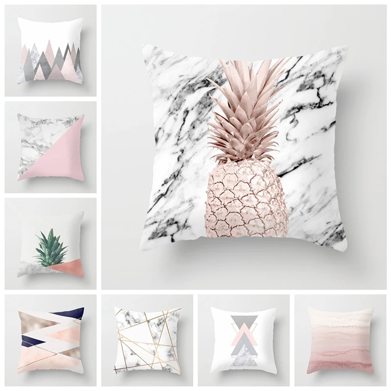 Pink Geometric Nordic Cushion Cover Tropic Pineapple Throw Pillow Cover Polyester Cushion Case Sofa Bed Decorative Pillow
Pink Geometric Nordic Cushion Cover Tropic Pineapple Throw Pillow Cover Polyester Cushion Case Sofa Bed Decorative Pillow