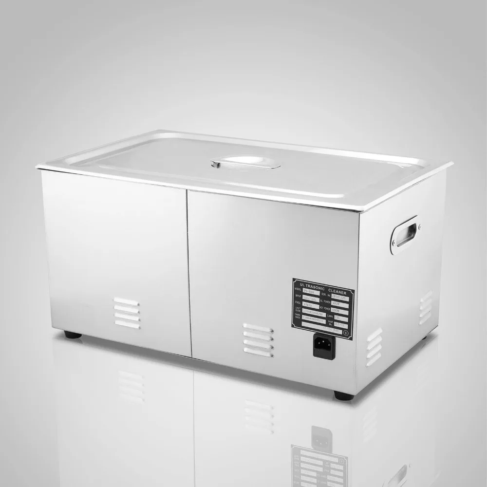Ultrasonic Cleaner 600W 30L Large Capacity Ultrasonic Cleaner Stainless Steel Cleaning Appliance with Mesh Basket
Ultrasonic Cleaner 600W 30L Large Capacity Ultrasonic Cleaner Stainless Steel Cleaning Appliance with Mesh Basket