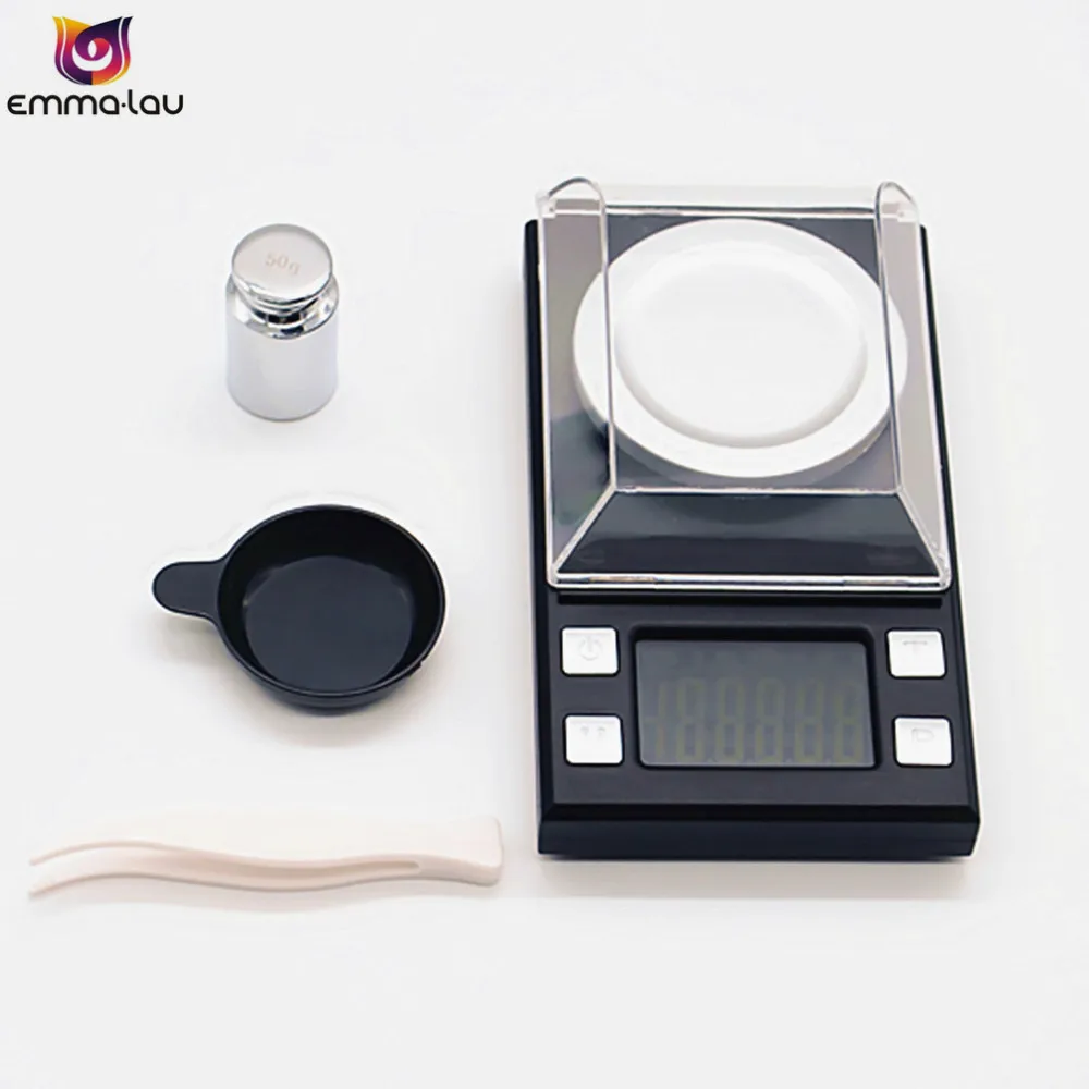 50g/0.001g Electronic Scales LCD Precision Digital Scale 0.001g Jewelry Medicinal Herbs Portable Mini Lab Weight Milligram Scale
50g/0.001g Electronic Scales LCD Precision Digital Scale 0.001g Jewelry Medicinal Herbs Portable Mini Lab Weight Milligram Scale