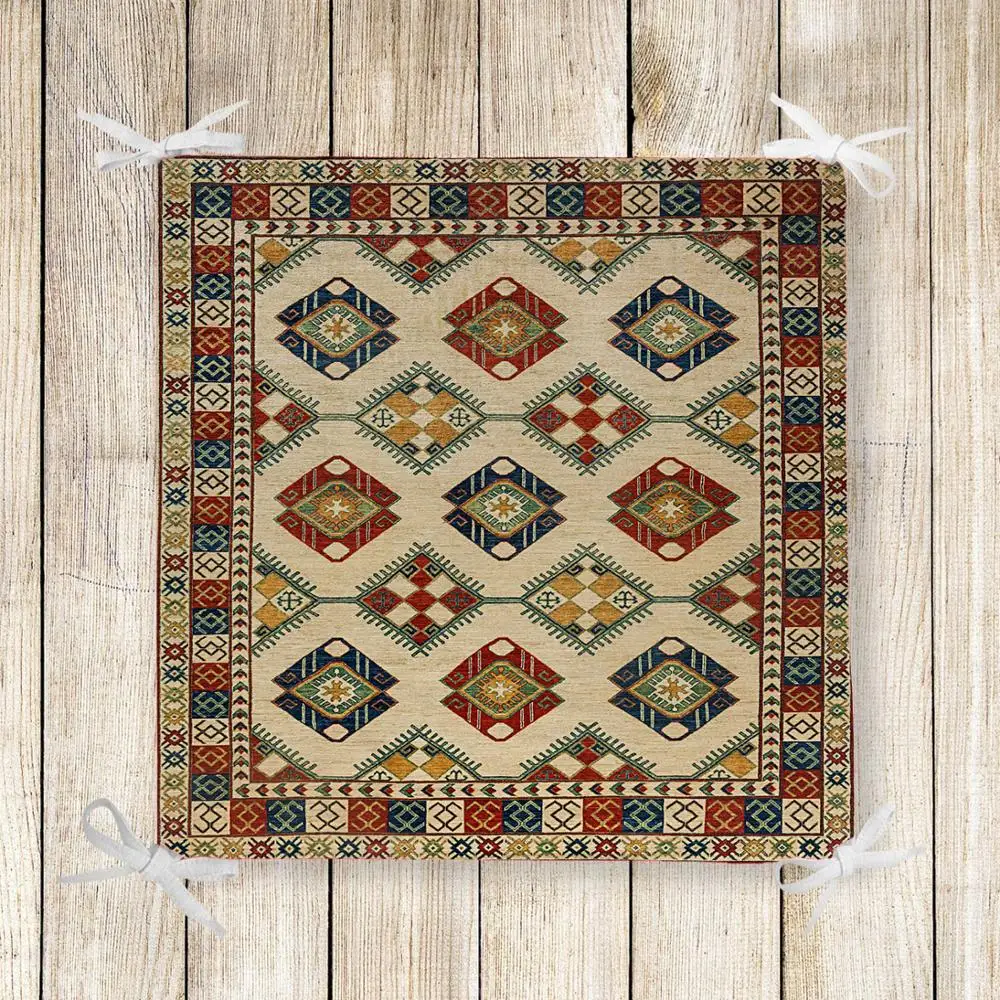 Else Turkish Brown Green Red Kilim 3d Print Square Chair Pad Seat Cushion Soft Memory Foam Full Lenght Ties Non Slip Washable
Else Turkish Brown Green Red Kilim 3d Print Square Chair Pad Seat Cushion Soft Memory Foam Full Lenght Ties Non Slip Washable