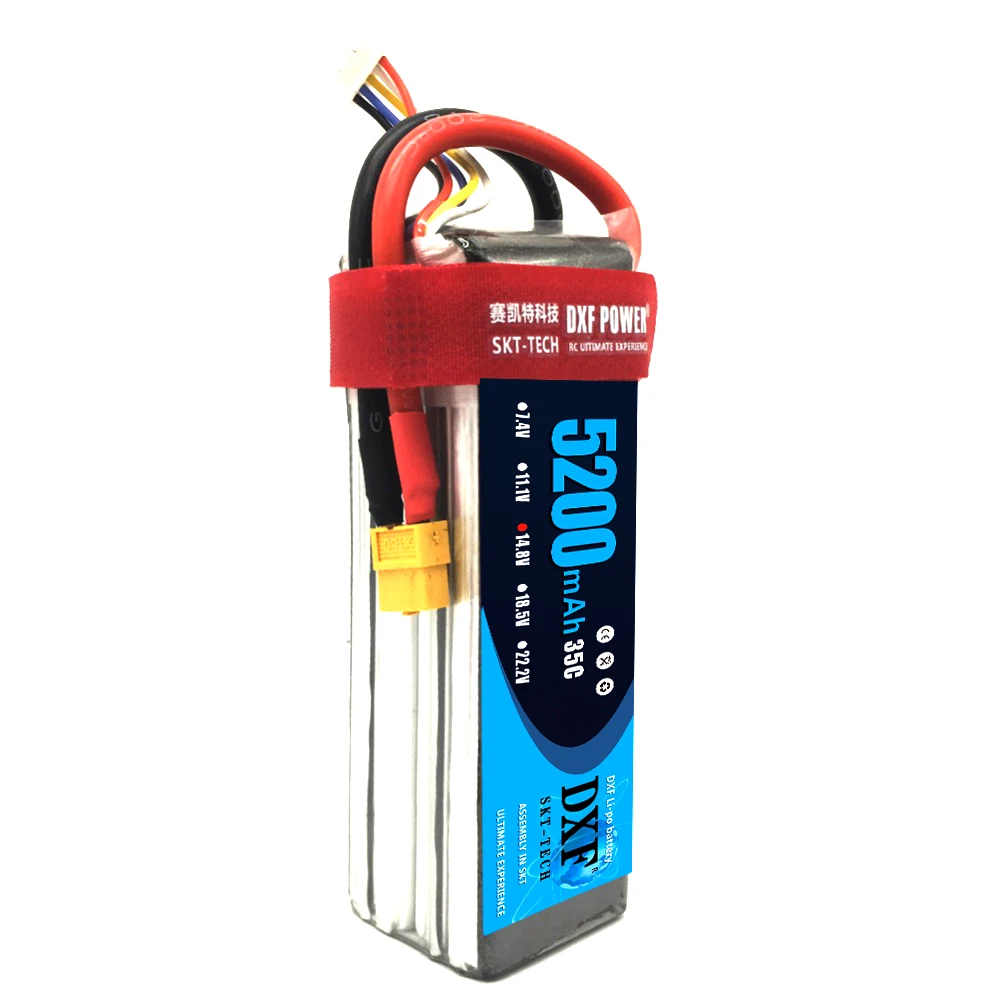 DXF 14,8 V 5200mAh 35C 4S Deans вилка LiPo аккумулятор для радиоуправляемого Evader BX автомобиля, радиоуправляемая автомодель сердечного ритма Радиоуправляе...
DXF 14,8 V 5200mAh 35C 4S Deans вилка LiPo аккумулятор для радиоуправляемого Evader BX автомобиля, радиоуправляемая автомодель сердечного ритма Радиоуправляе...