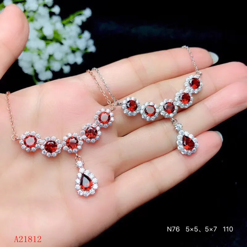 KJJEAXCMY Boutique Jewelry 925 Silver Inlaid Natural Garnet Pendant Large Necklace Support Detection Lkjhg
KJJEAXCMY Boutique Jewelry 925 Silver Inlaid Natural Garnet Pendant Large Necklace Support Detection Lkjhg