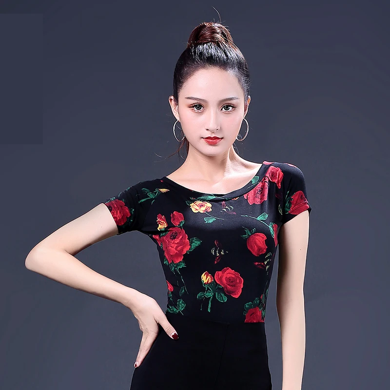 Adult Short sleeve fashion Modern sexy Latin dance clothes top for women/female,Ballroom tango Costume performance wears YR1108
Adult Short sleeve fashion Modern sexy Latin dance clothes top for women/female,Ballroom tango Costume performance wears YR1108