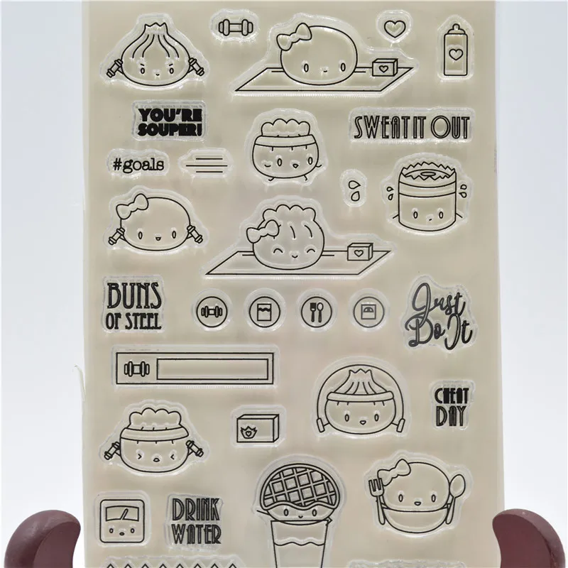 Let's Work Out! Transparent Clear Silicone Stamp/Seal for DIY scrapbooking/photo album Decorative clear stamp sheets
Let's Work Out! Transparent Clear Silicone Stamp/Seal for DIY scrapbooking/photo album Decorative clear stamp sheets