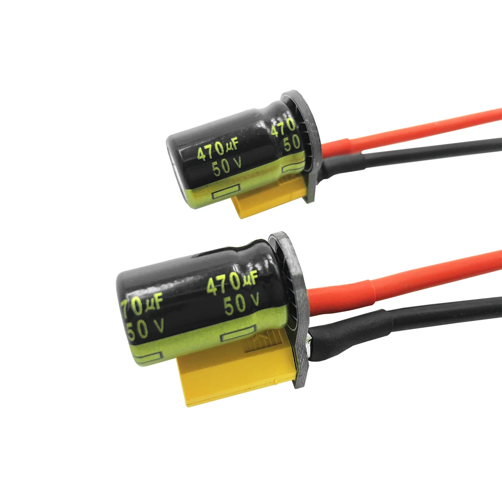 Motive-RC XT30/XT60 Male Plug Connector Cable with Capacitor for Soldering FPV ESC PDB 3~6s Lipo Battery
Motive-RC XT30/XT60 Male Plug Connector Cable with Capacitor for Soldering FPV ESC PDB 3~6s Lipo Battery