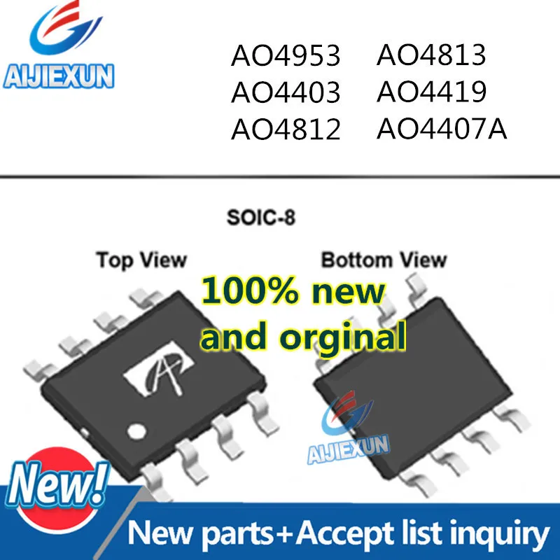 10 шт. AO4953 AO4403 AO4812 AO4813 AO4419 AO4407A SOP8 в наличии 100% новый и оригинальный | Обустройство