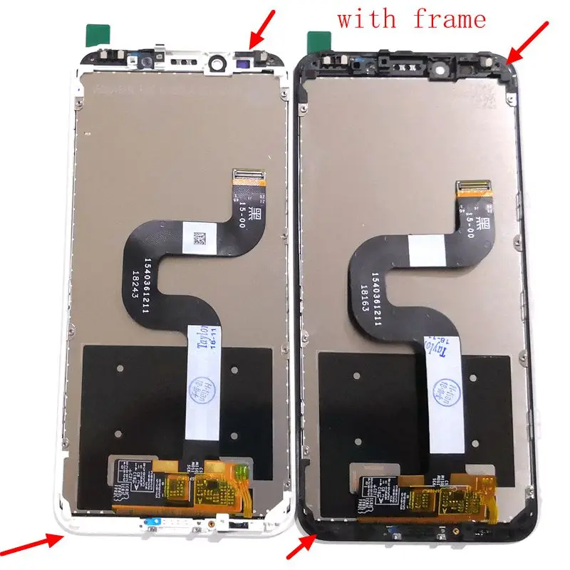 Оригинальный ЖК-экран для Xiaomi mi 6X / Mi A2 mia2, сенсорный датчик, стекло, дигитайзер, рамка 2160*1080 M1804D2SG M1804D2SI
Оригинальный ЖК-экран для Xiaomi mi 6X / Mi A2 mia2, сенсорный датчик, стекло, дигитайзер, рамка 2160*1080 M1804D2SG M1804D2SI