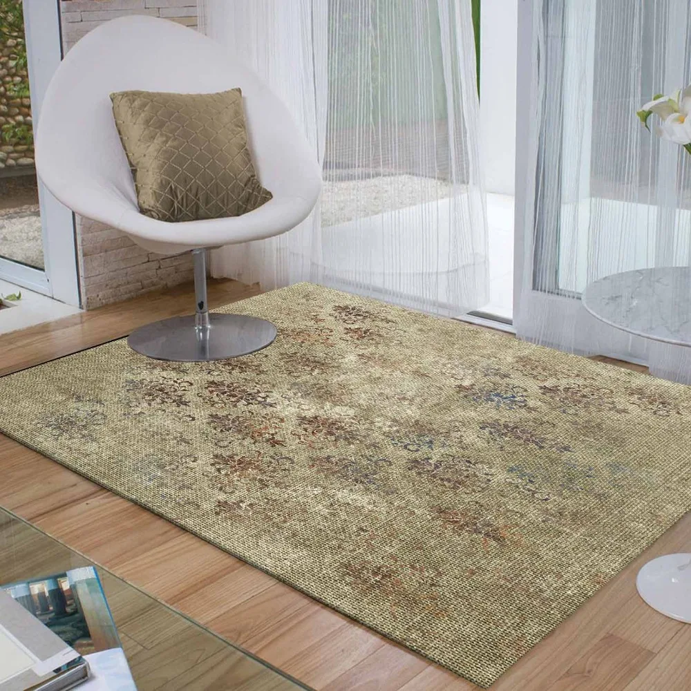 Else Cream Brown Ethnic Damask Flowers Floral 3d Print Non Slip Microfiber Living Room Decorative Modern Washable Area Rug Mat
Else Cream Brown Ethnic Damask Flowers Floral 3d Print Non Slip Microfiber Living Room Decorative Modern Washable Area Rug Mat