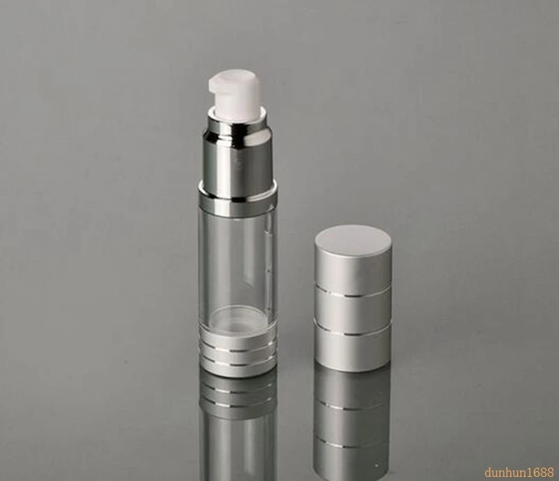 15ml 30ml 50ml 80ml 100ml silver Airless Bottle Cosmetic Package Vacuum Pump Lotion Bottle Travel Pump Case#56789
15ml 30ml 50ml 80ml 100ml silver Airless Bottle Cosmetic Package Vacuum Pump Lotion Bottle Travel Pump Case#56789