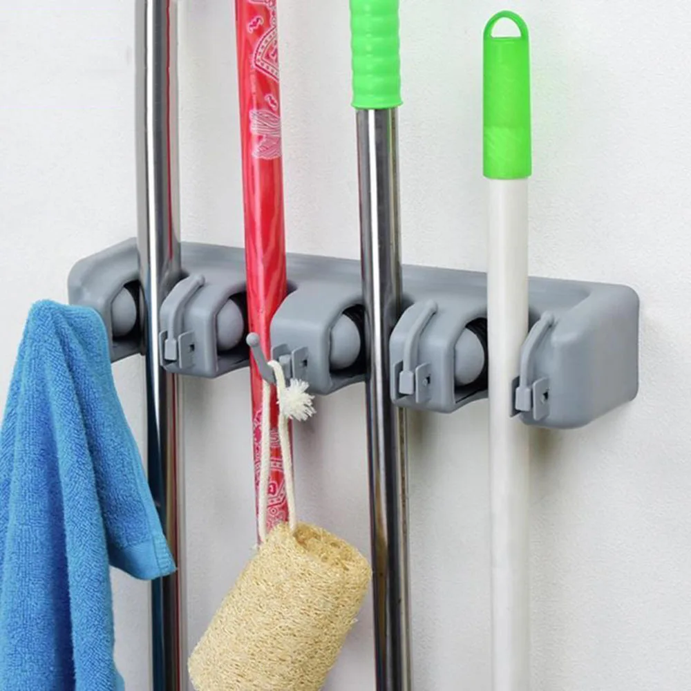 Hot Kitchen Organizer Mop Holder 4 Position Brush Broom Hanger Storage Rack Household Mop Brush Hanger Kitchen Gadgets
Hot Kitchen Organizer Mop Holder 4 Position Brush Broom Hanger Storage Rack Household Mop Brush Hanger Kitchen Gadgets