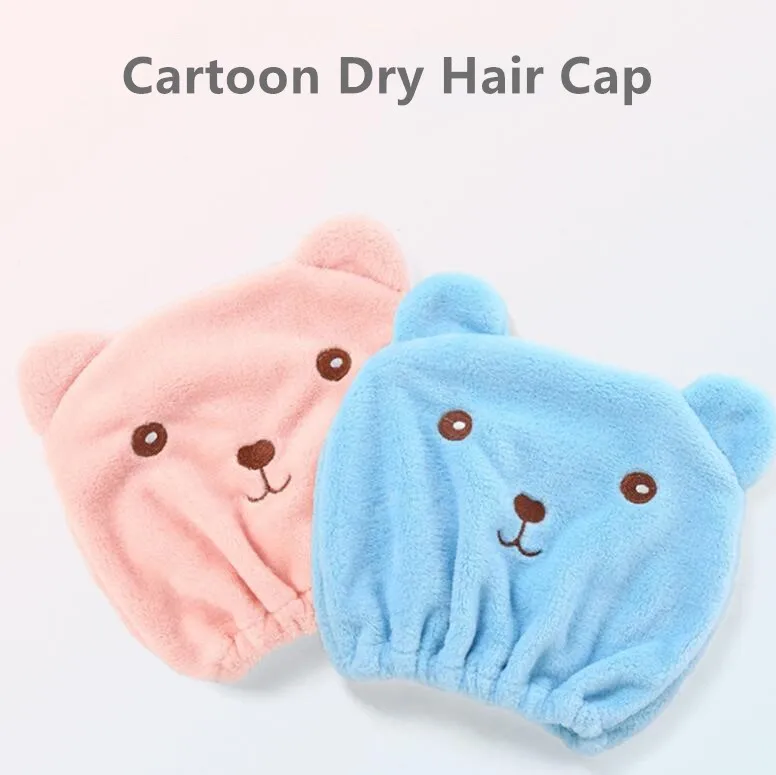 Microfiber Hair Towel Cartoon Bear Thicken Towel Coral Velvet Dry Hair Towel Suction Animal Quick-Dry Towel for Women Girl
Microfiber Hair Towel Cartoon Bear Thicken Towel Coral Velvet Dry Hair Towel Suction Animal Quick-Dry Towel for Women Girl
