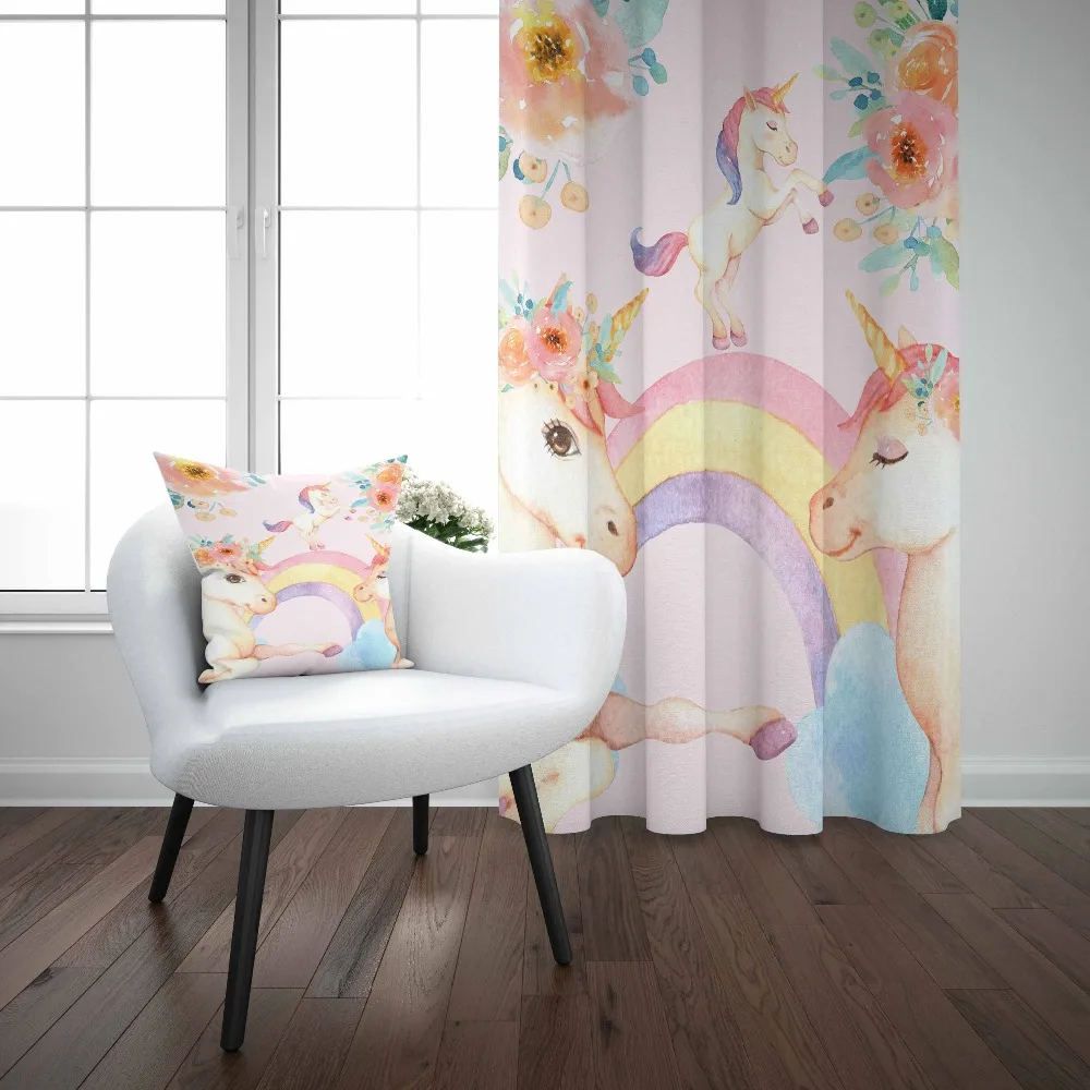 Else Pink Girl Unicorns Rainbow Florals Flowers 3d Kids Print Baby Children Window Panel Set Curtain Combine Gift Pillow Case
Else Pink Girl Unicorns Rainbow Florals Flowers 3d Kids Print Baby Children Window Panel Set Curtain Combine Gift Pillow Case