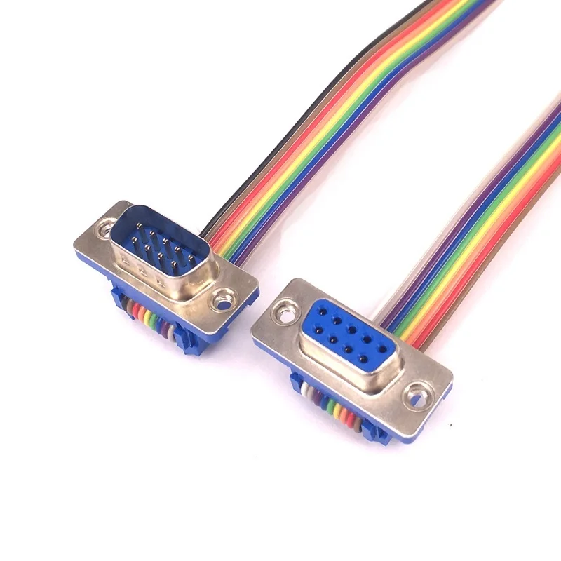 DIDC DB9 Pin Ribbon Cable DIDC-9P Male to Female Male to Male Female to Female Flat Cable DR9 COM Connector Cable
DIDC DB9 Pin Ribbon Cable DIDC-9P Male to Female Male to Male Female to Female Flat Cable DR9 COM Connector Cable